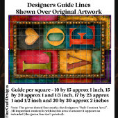 Retro Patchwork "LIEBE" Panel Signieren DP9 Decoup Seidenpapier