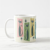 Retro Patchwork Tabbies ©studioxtin Kaffeetasse (Links)