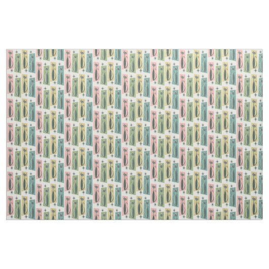 Retro Patchwork Tabbies ©studioxtine 2019 Stoff (Yard (91,4 cm))