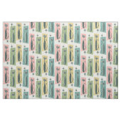 Retro-Patchwork-Tabby-Katzen ©studioxtine 2019 Stoff (Fat Quarter (45,7 x 55,9 cm))