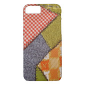 Retro-Patchwork verrückte Quilt-Design Case-Mate iPhone Hülle (Rückseite)