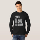 Retro Pater the Man the Myth the Legend Pops Prese T-Shirt (Vorne ganz)