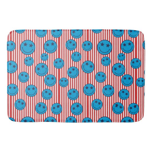Retro Patriot Badematte (Vorderseite)