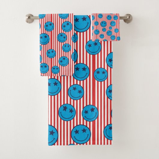 Retro Patriot Badhandtuch Set (Insitu)
