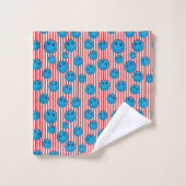 Retro Patriot Badhandtuch Set (Waschlappen)