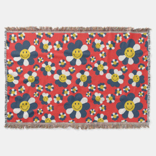 Retro Patriot Smiley Gesicht Decke