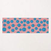 Retro Patriot Yogamatte (Vorderseite (Horizontal))