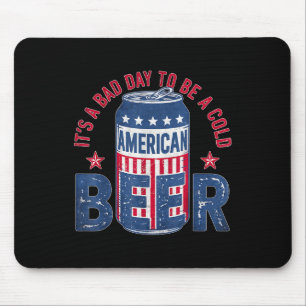 Retro Patriotic ist ein schlechter Tag, um ein kal Mousepad