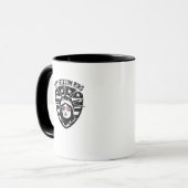 Retro Patriotic Lass Freedom Ring 4. Juli Tasse (Vorderseite Links)