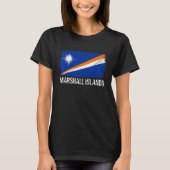 Retro Patriotic Men Women Marshall Islands Flag Di T-Shirt (Vorderseite)