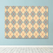 Retro Patriotic Raute Wall Art Leinwanddruck (Insitu (Holzboden))