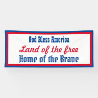 Retro Patriotic Rot Weißer Gott segne Amerika