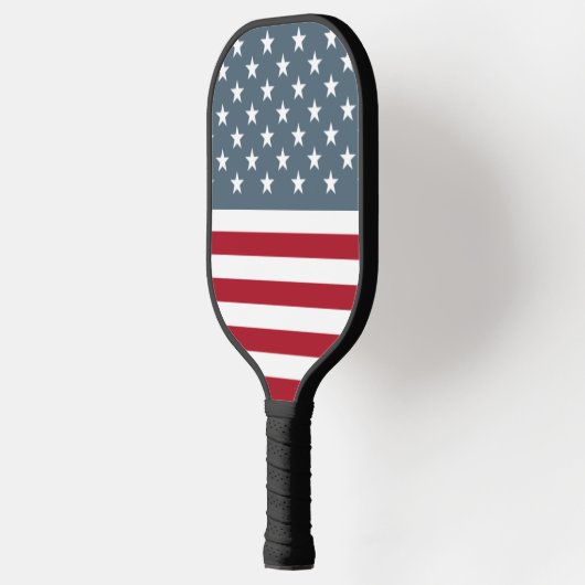 Retro Patriotic US Flagge's American Flag Pickleball Schläger (Links)