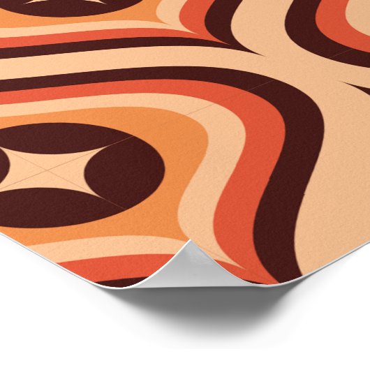 Retro Pattern Poster (Ecke)