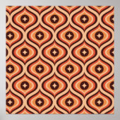 Retro Pattern Poster (Vorne)