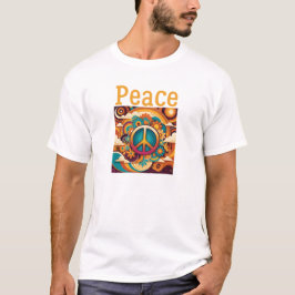 Retro Peace Graphic-Shirt T-Shirt