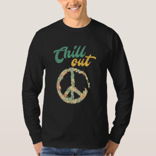 Retro Peace Sign Chill Out T-Shirt