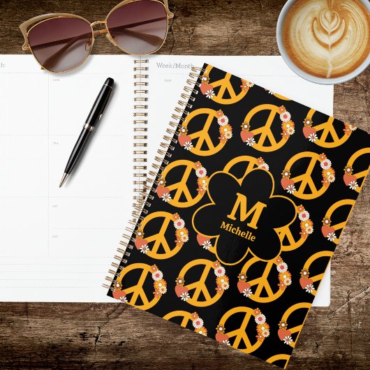 Retro Peace Sign Planer