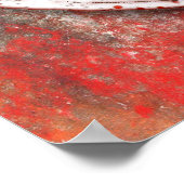 RETRO PEACE SIGN POSTER (Ecke)