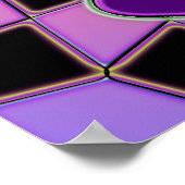 RETRO PEACE SIGN POSTER (Ecke)