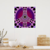 RETRO PEACE SIGN POSTER (Küche)