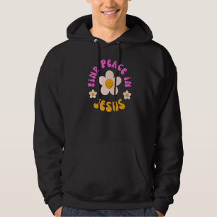 Retro Peace Vintag Jesus Freak 60er Jahre Hoodie
