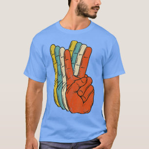 Retro Peace Vintag Shirt 60er 70er Hippie Gift