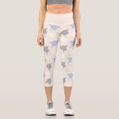 Retro Peach Graduation Capri Leggings (Vorderseite)