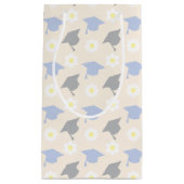 Retro Peach Graduation Kleine Geschenktüte (Vorderseite)