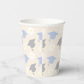 Retro Peach Graduation Pappbecher (Rechts)