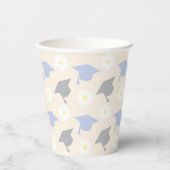 Retro Peach Graduation Pappbecher (Vorderseite)