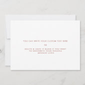 Retro peach To my Vater on my wedday card (Rückseite)