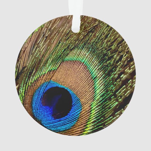 Retro Peacock Ornament (Rückseite)