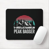 Retro Peak Bagger Mousepad (Mit Mouse)