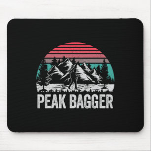 Retro Peak Bagger Mousepad