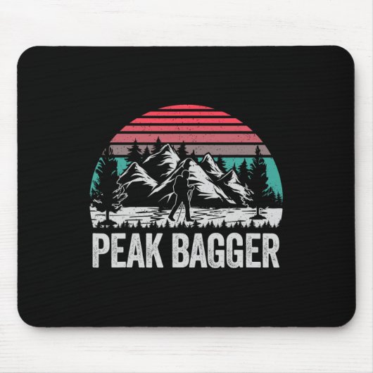 Retro Peak Bagger Mousepad (Vorne)