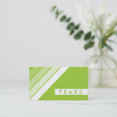 Retro PEARS Visitenkarte (Stehend Vorderseite)