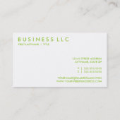 Retro PEARS Visitenkarte (Rückseite)