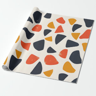 Retro Pebble Mosaic Geschenkpapier
