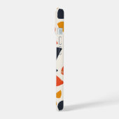 Retro Pebble Mosaic iPhone 15 Hülle (Linke Seite)