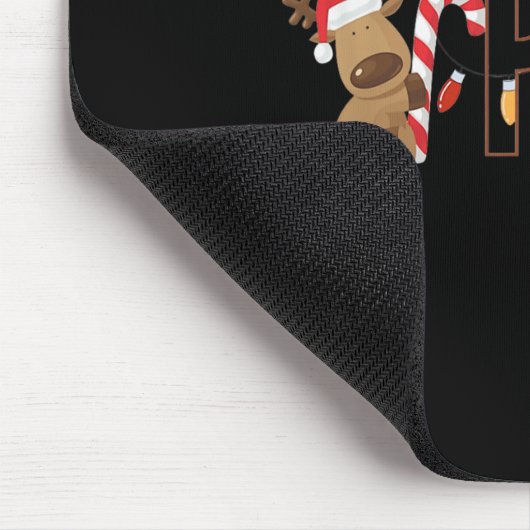 Retro Pediatrics Christmas Lights Reindeer Peds Nu Mousepad (Ecke)