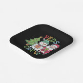 Retro Peds Crew Weihnachten Kinderkrankenpflege Ki Pappteller (Gewinkelt)