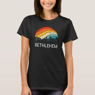 Retro Pennsylvania Bethlehem Skyline Vintag Urban T-Shirt