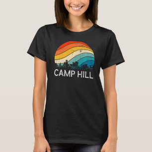 Retro Pennsylvania Camp Hill Skyline Vintage Stadt T-Shirt