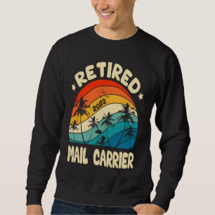 Retro pensionierter Postbote Vintage-Ruhestand Arb Sweatshirt