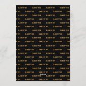 Retro Pep Rally Style 50 Year Class Reunion Einladung (Rückseite)