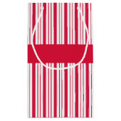 Retro Peppermint Candy Weihnachtsgeschenktasche Kleine Geschenktüte (Rückseite)