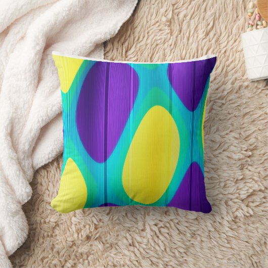 Retro Persian Carpet Peacock Feather Pattern  Kissen (Decke)