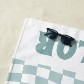 RETRO Personalisiert Beach Handtuch Name Custom Ha (Beispiel)