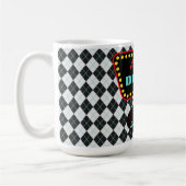 Retro Personalisiert Diner Tasse (Links)